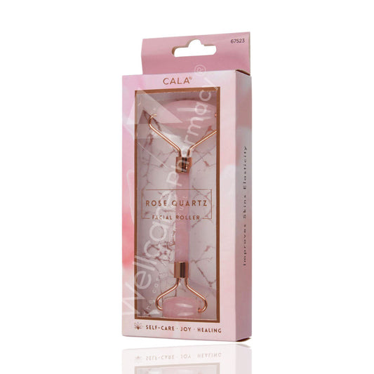 Cala Rose Quartz Facial Roller W Rose Gold