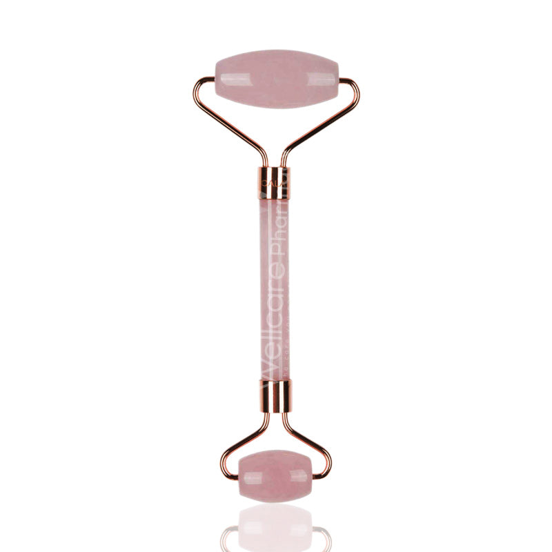 Cala Rose Quartz Facial Roller W Rose Gold Cala Rose Quartz Facial Roller W Rose Gold