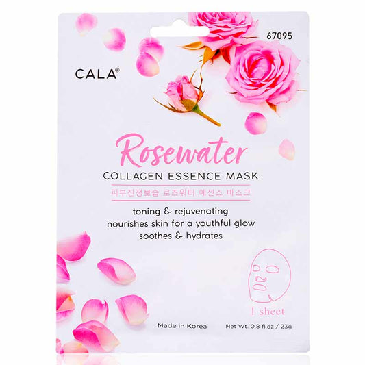 Cala Rosewater Collagen Essence Mask Single Sheet
