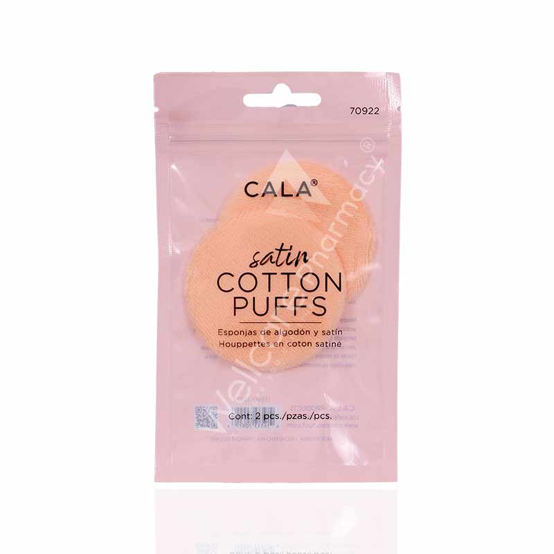 Cala Satin Cotton Puffs 2pc-70922