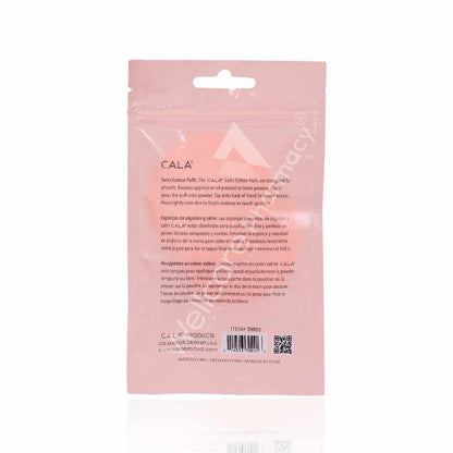 Cala Satin Cotton Puffs 2pc-70922