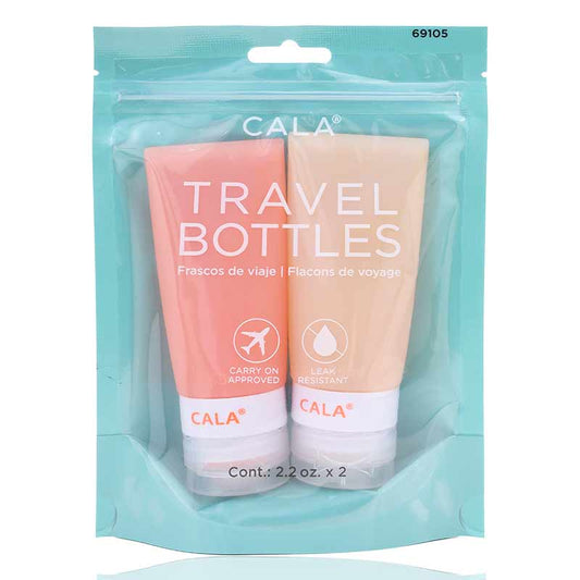 Cala Silicone Travel Bottles 2'S
