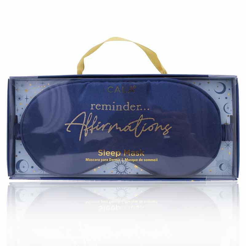 Cala Sleep Mask Blue Reminder Affirmations - Wellcare Pharmacy