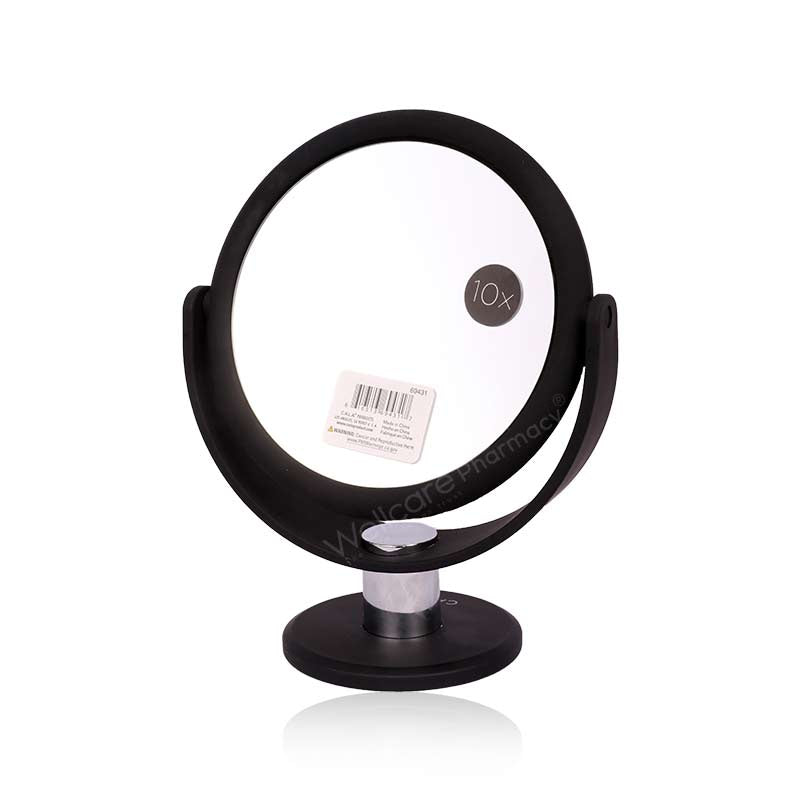 Cala Soft Touch Vanity Mirror Black- 69431