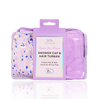 Cala Spa Essentials Shower Cap And Hair Turban