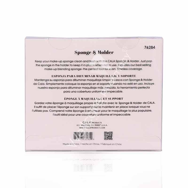 Cala Sponge & Holder Hot Pink Slant - 76284 Cala Sponge & Holder Hot Pink Slant - 76284