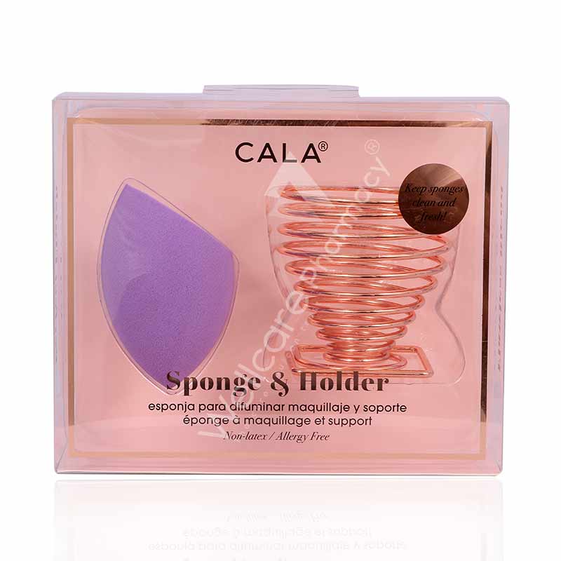 Cala Sponge & Holder Purple Slant - 76282