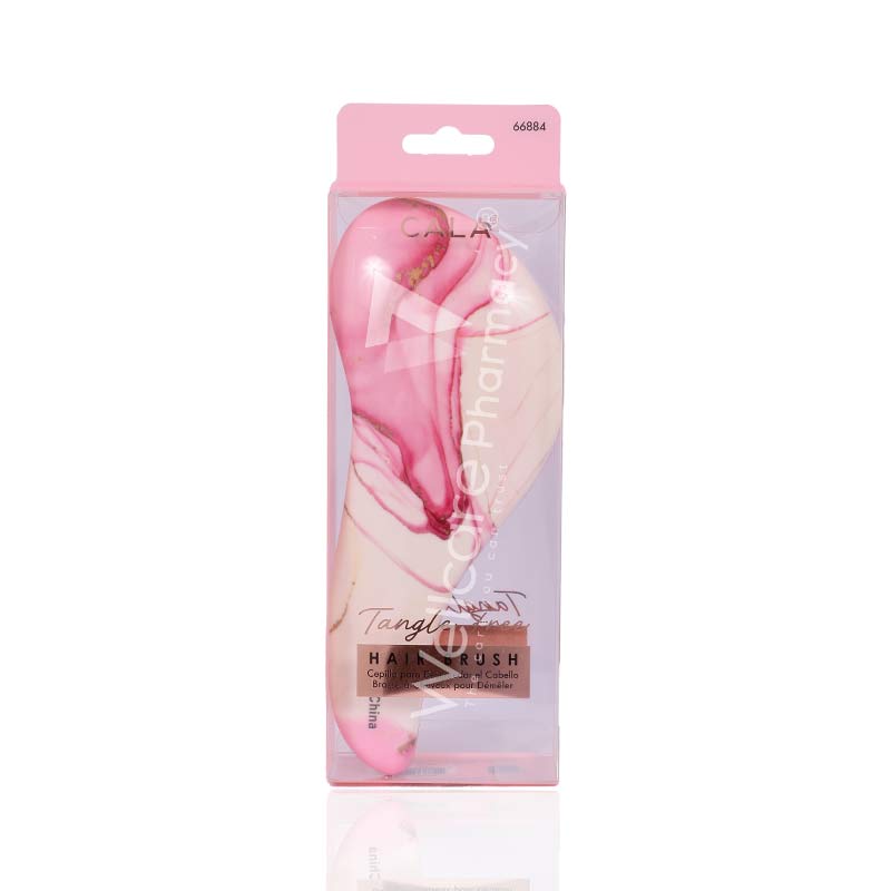 Cala Tangle Free Hair Brush Rose Swirl-66884 Cala Tangle Free Hair Brush Rose Swirl-66884