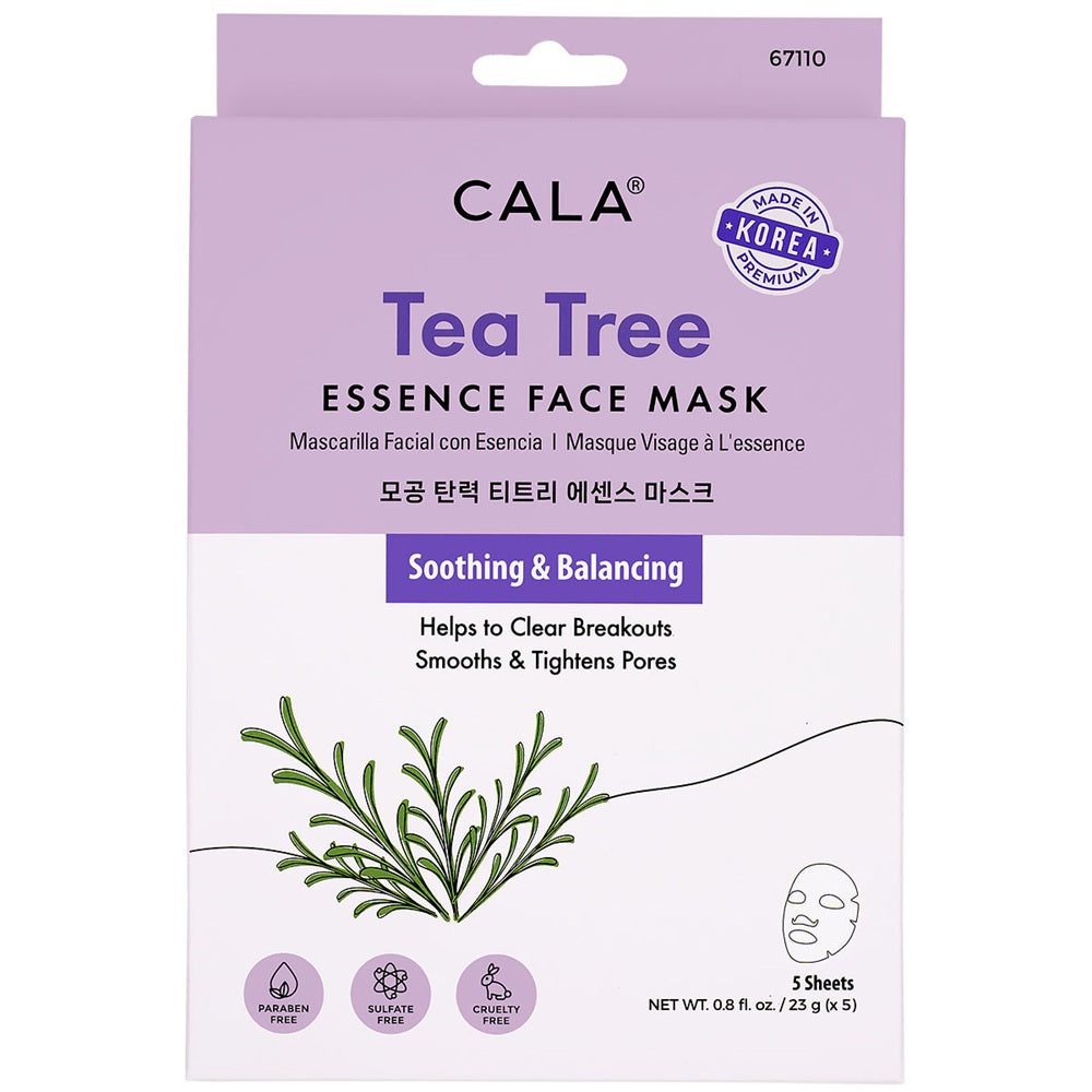 Cala Tea Tree Essence Face Masks 5'S