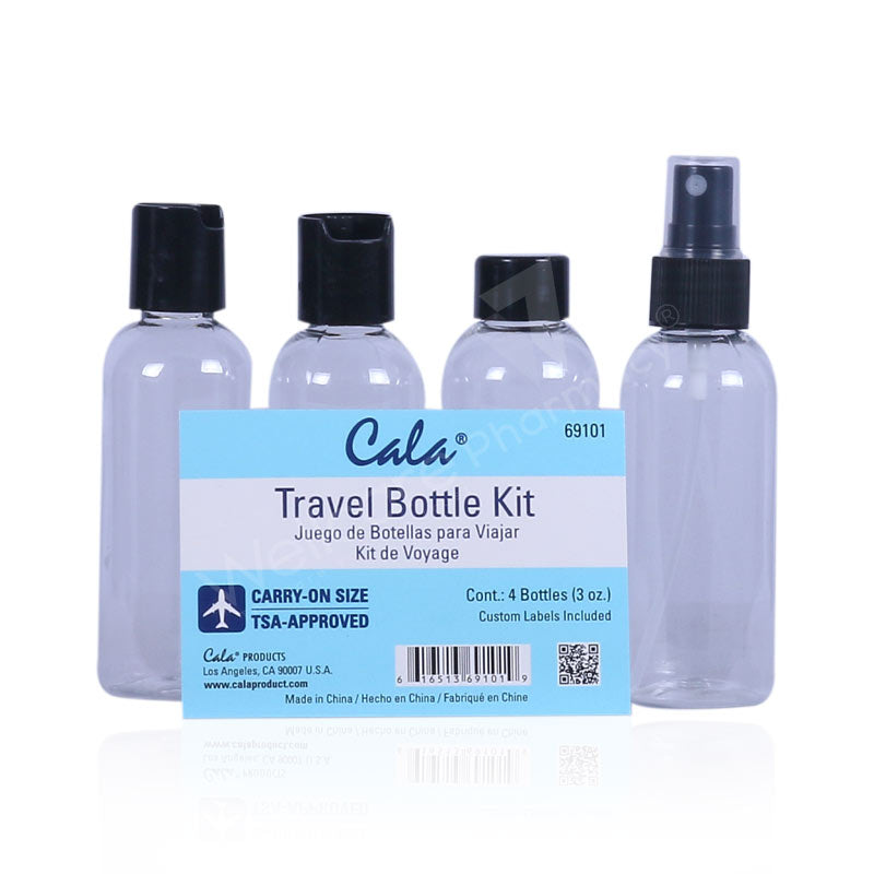 Cala Travel Bottle Kit 4'S