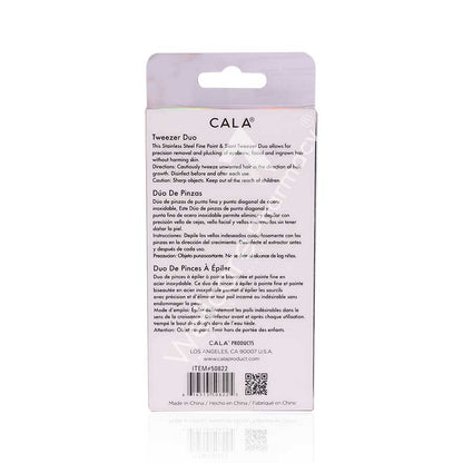 Cala Tweezer Duo Slant+point Coral - 50822