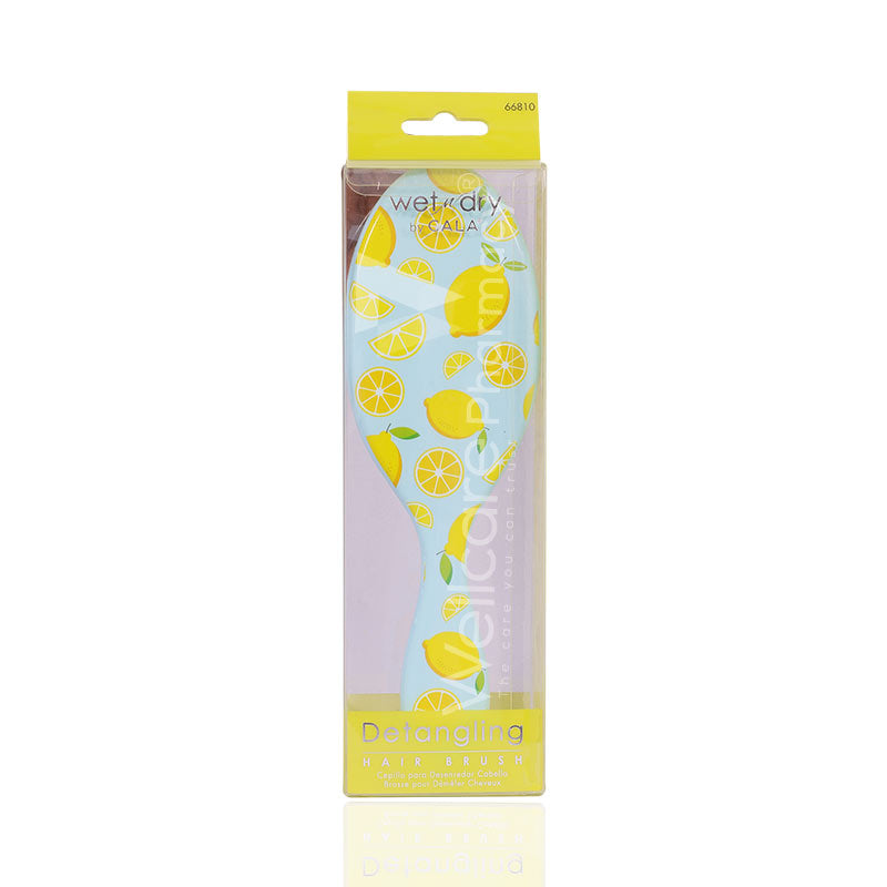 Cala Wet N Dry Hair Brush Dainty Daisy-66810 Cala Wet N Dry Hair Brush Dainty Daisy-66810