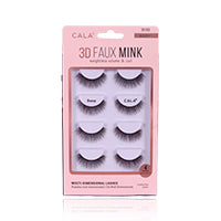 Cala3d Faux Mink Lashes Bossy 4Pairs Per Pk-35152