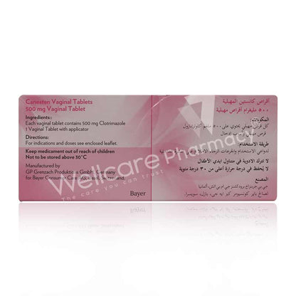 CANESTEN 0.5G VAG.TAB 1'S - Wellcare Pharmacy