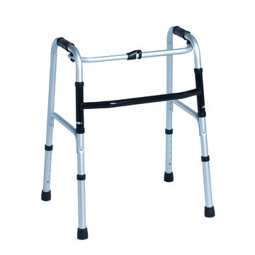 Caremax Aluminium One Button Adjustable Toeewalker 4 Legs