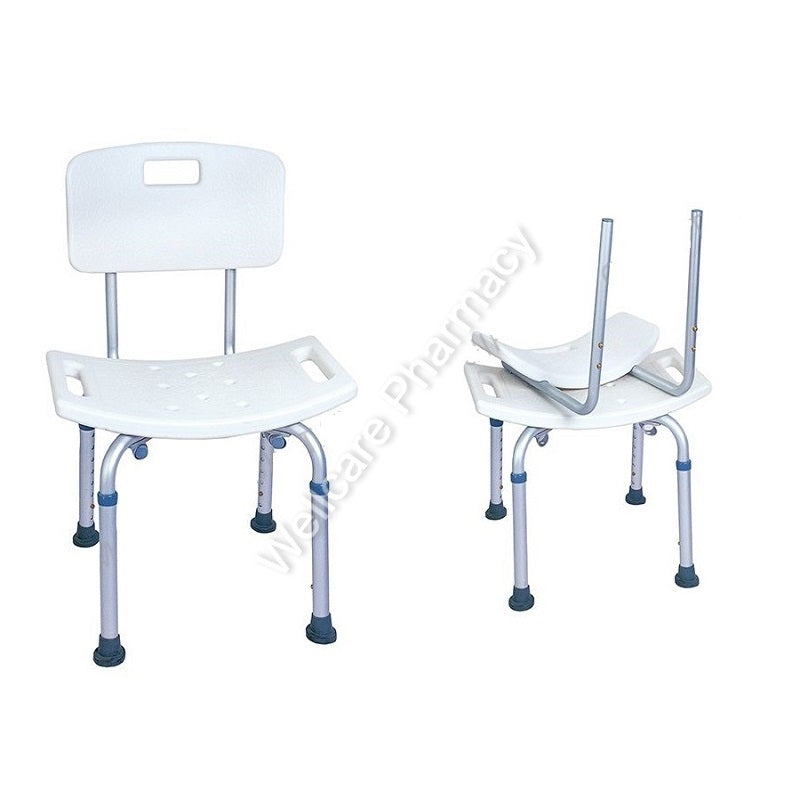 Caremax Ca351l Shower Chair With Back Tool Free