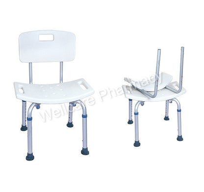 Caremax Ca351l Shower Chair With Back Tool Free