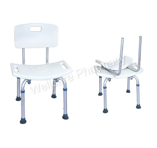Caremax Ca351l Shower Chair With Back Tool Free