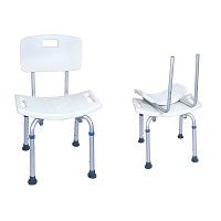 Caremax Ca351l Shower Chair With Back Tool Free