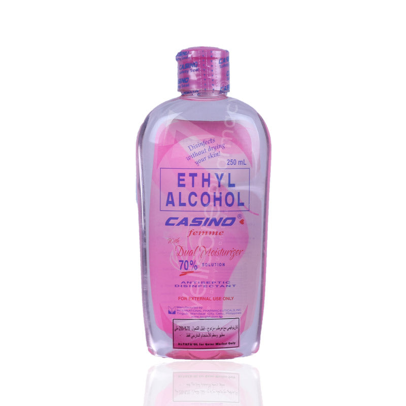 Casino Ethyl Alcohol Femme Dual Moisturizer 250ml