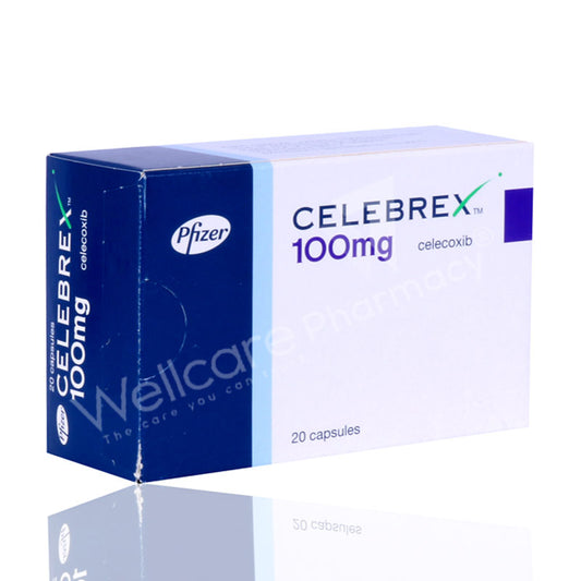 Celebrex 100Mg Capsules 20'S