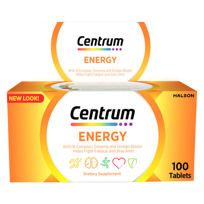 Centrum Energy Tablets 100'S