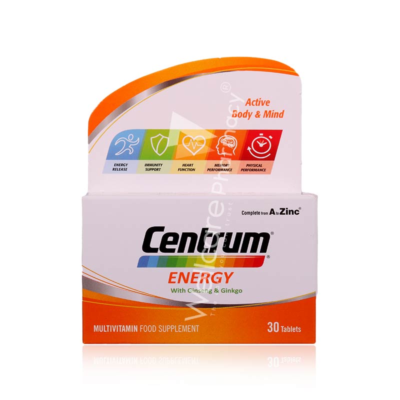 Centrum Energy Tablets 30'S