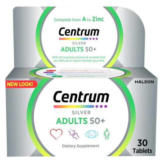 Centrum Silver Adults 50+ Tablets 30'S - Wellcare Pharmacy