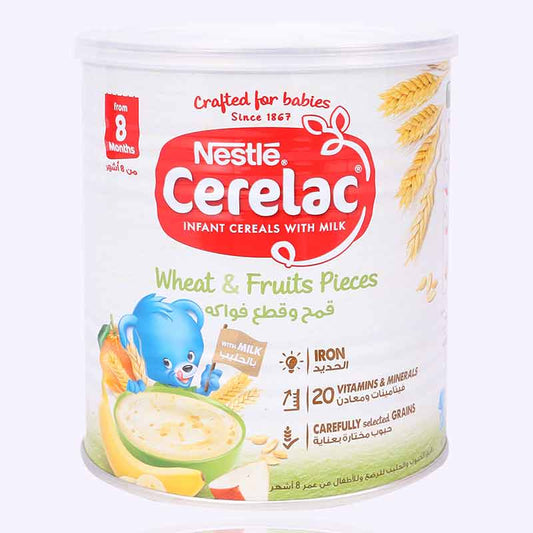 Cerelac Wheat & Fruit Pieces Stage 3 400gm
