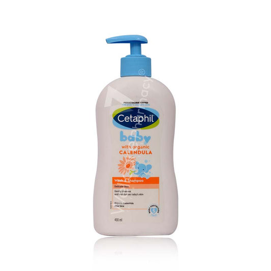 Cetaphil Baby Wash And Shampoo W Organic Calendula 400Ml
