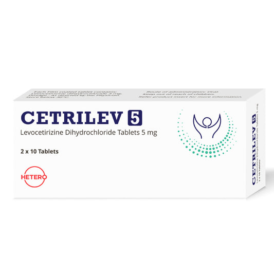 Cetrilev 5mg Tablets 20'S - Wellcare Pharmacy