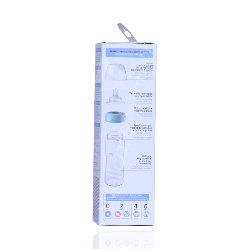 Chicco Feeding Bottle Blue 250Ml 2Month Plus