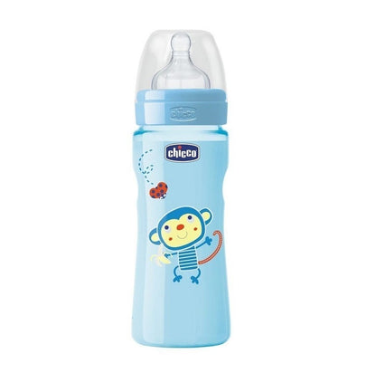 Chicco Feeding Bottle Blue 4m+ 330ml