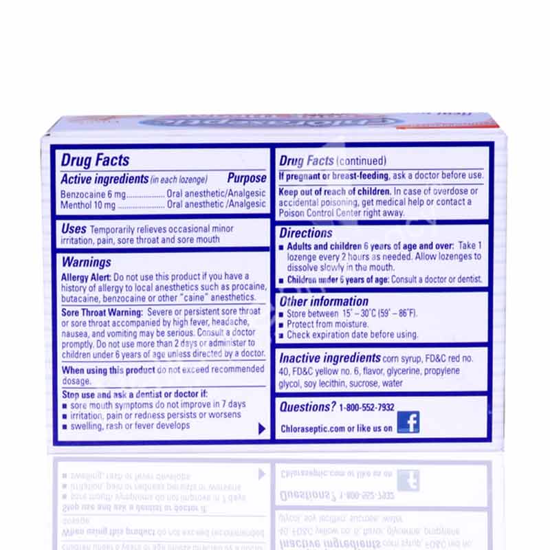 Chloraseptic Lozenges Citrus 18'S