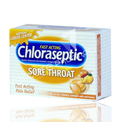 CHLORASEPTIC LOZ. HON-LEM 1X18'S