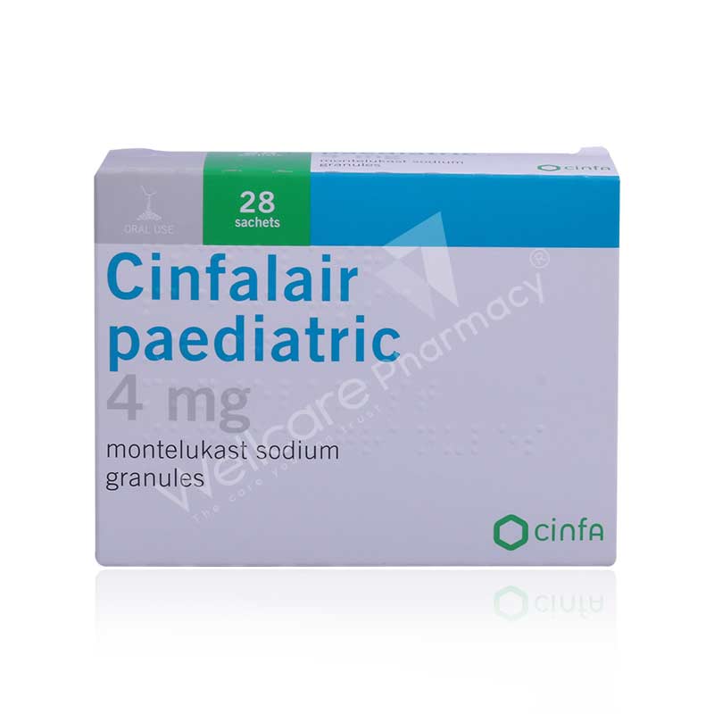 Cinfalair 4mg Pediatric Granules 2x14'S
