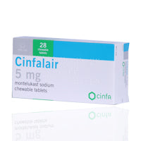 Cinfalair 5mg Chew Tablets 28'S