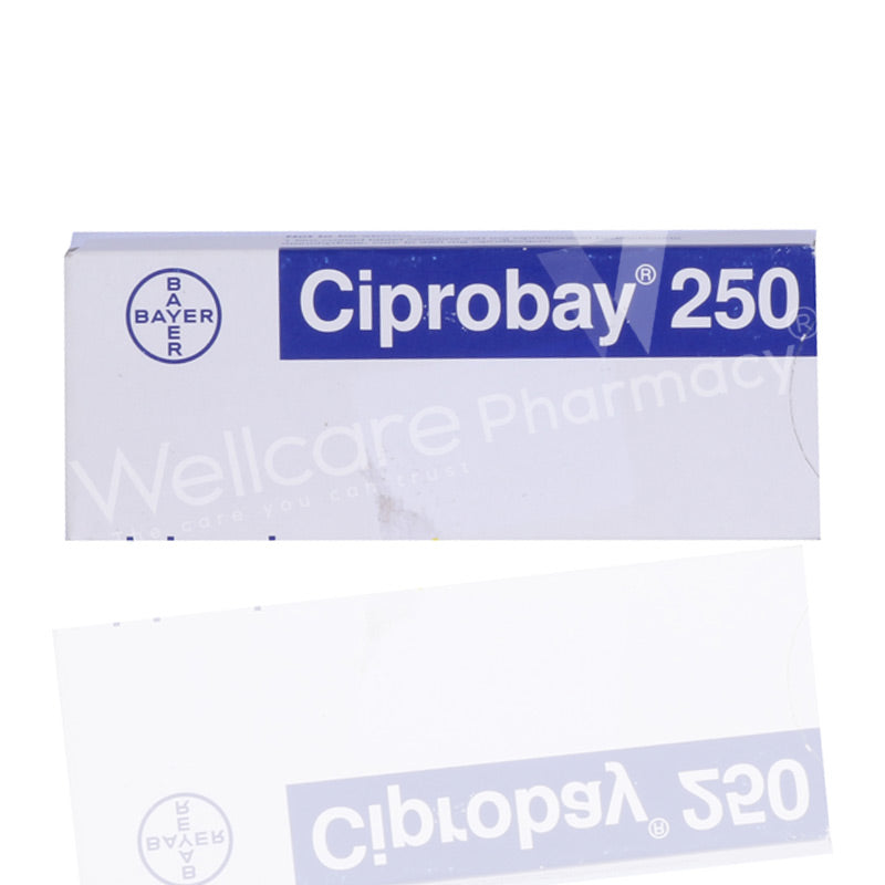 Ciprobay 250Mg Tablets 10'S