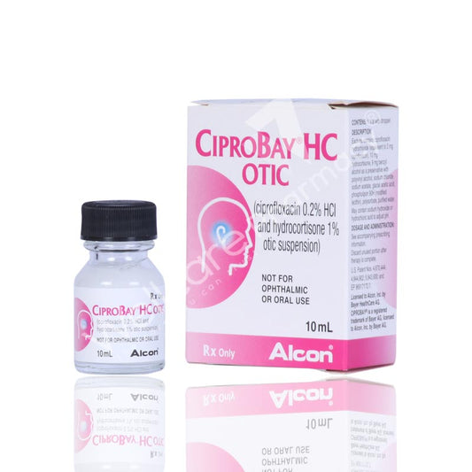 CIPROBAY HC OTIC 10ML - Wellcare Pharmacy