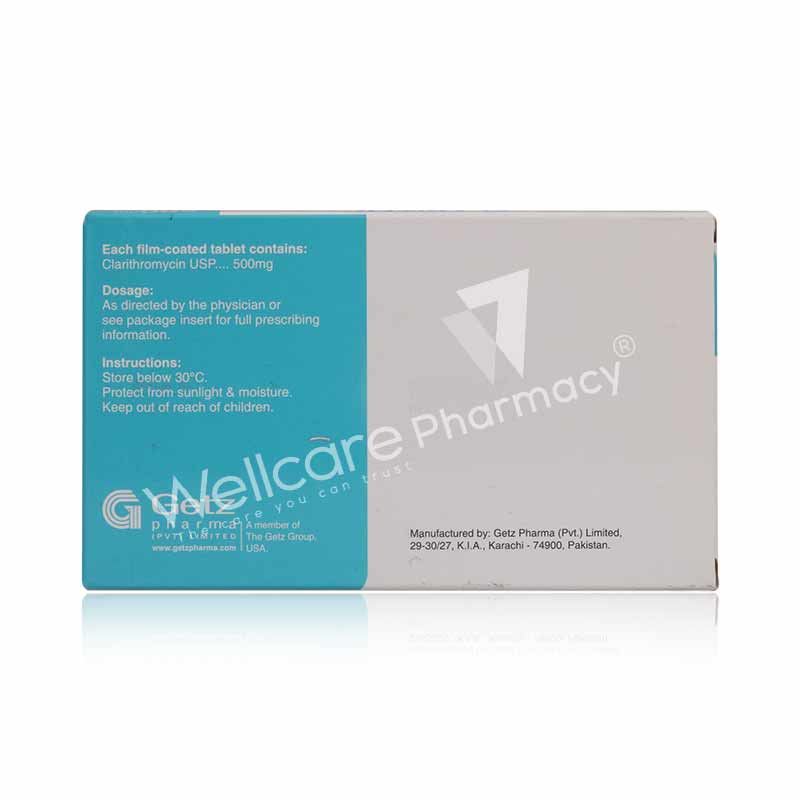 Claritek 500mg Tablets 10'S