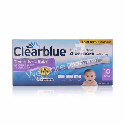 Clearblue Digital Ovulation Test 4 Or More Days 10'S - Wellcare Pharmacy