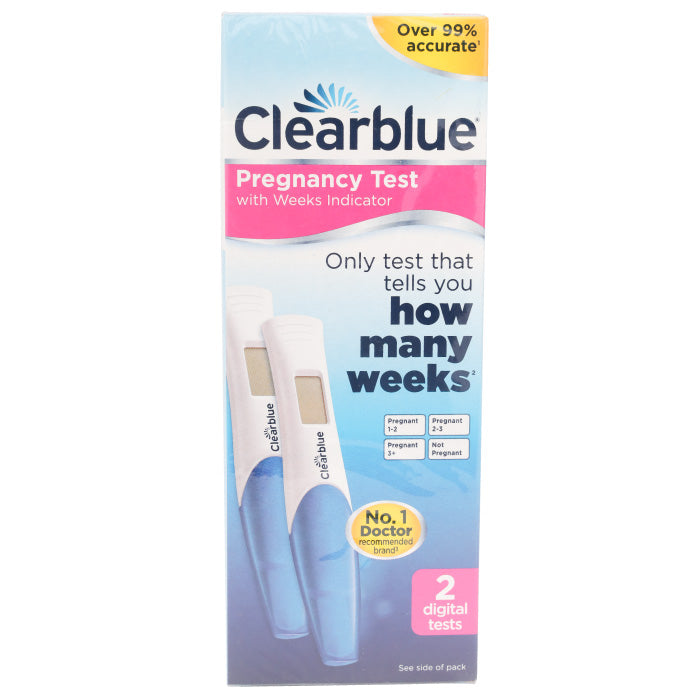Clearblue Weeks Indicator Pregnancy Test 2'S - Wellcare Pharmacy