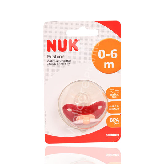 Cnc Nuk Fashion Silicone Pacifier S1 0-6Months 1'S