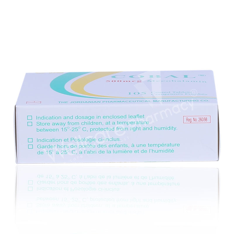 COBAL 500MCG TAB 105'S