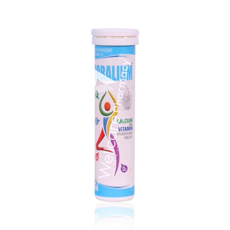 Coralium Calcium&Vitamin Effervescent Tablets 14'S
