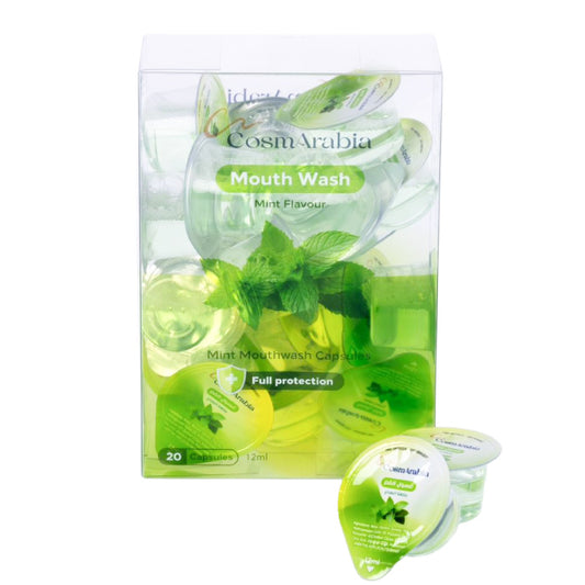 Cosmarabia Mouth Wash Mint Flavour Capsules 20'S