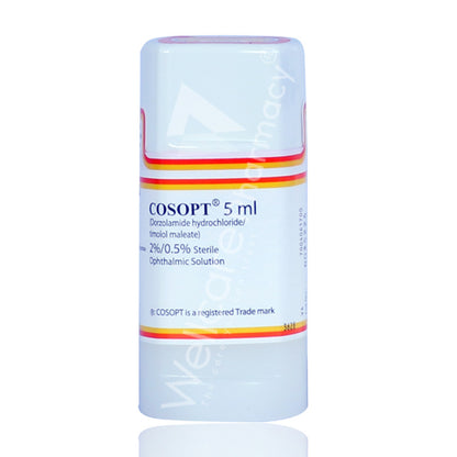 Cosopt 2% Eye Drops 5Ml