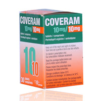 Coveram 10mg/10mg Tablets 30'S