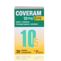 Coveram 10mg/5mg Tablets 30'S