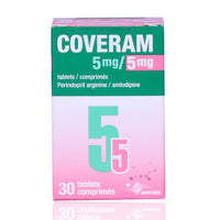 Coveram 5mg/5mg Tablets 30'S